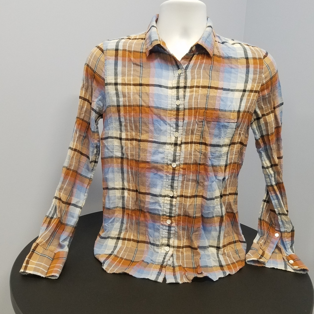 J Crew Womens Button Down Size 6 EUC